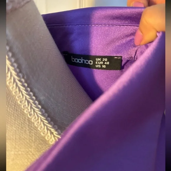 Women’s Dress purple wedding summer Short length - Picture 3 of 3